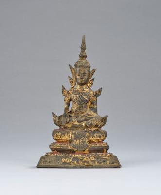 Buddha Shakyamuni, Thailand, Rattanakosin, 19. Jh., - Arte Asiatica