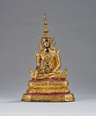 Buddha Shakyamuni, Thailand, Rattanakosin, 19. Jh., - Arte Asiatica