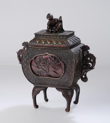 Bronze Koro, Japan, Meiji Periode, - Arte Asiatica