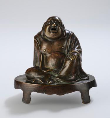 Bronzefigur des Hotei, Japan, Meiji Periode, - Asian Art