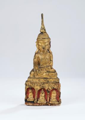 Buddha Shakyamuni, Burma 19./20. Jh., - Asiatische Kunst