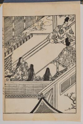 Nishikawa Sukenobu (1671-1750) zugeschrieben, - Asiatische Kunst