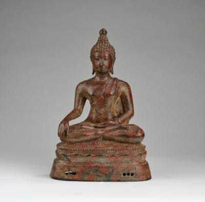 Bronzefigur des Buddha Shakyamuni, - Asian Art