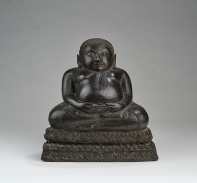 Bronzefigur des Phra Sangkachai, Thailand, 18./19. Jh., - Arte Asiatica
