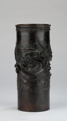 Bronzevase, Japan, 19. Jh., - Asiatische Kunst