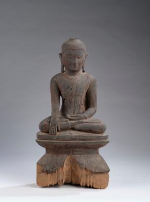 Buddha Shakyamuni, Burma, 17./18. Jh., - Asiatische Kunst