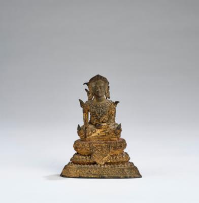 Buddha Shakyamuni, Thailand, Rattanakosin, 19. Jh., - Asian Art