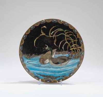 Cloisonné Teller, Japan, Meiji Periode, - Asijské umění