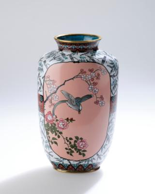 Cloisonné Vase, Japan, Meiji Periode, - Asijské umění