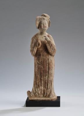 Figur einer "Fat Lady", China, Tang Dynastie (617/18-907), - Arte Asiatica