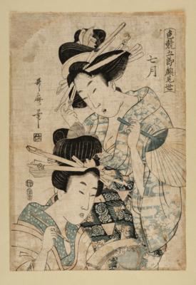 Kitagawa Utamaro (1753-1806) Schule, - Asian Art