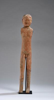 Männlicher Torso, China, Han Dynastie (206 v. Chr. - 220 n. Chr.), - Arte Asiatica