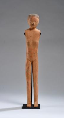 Weiblicher Torso, China, Han Dynastie (206 v. Chr. - 220 n. Chr.), - Arte Asiatica
