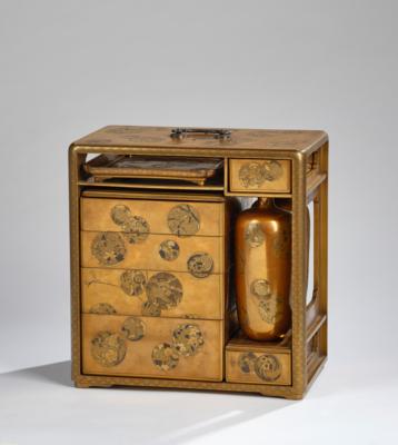 Goldlack Sage Jubako (Picknick Set), Japan, Meiji Periode, - Arte Asiatica