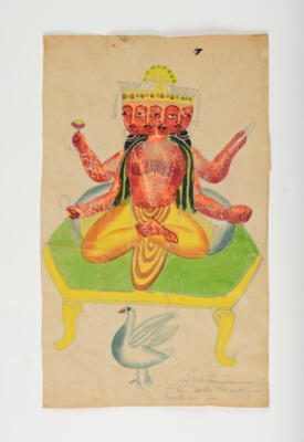 Kalighat-Schule, Bengalen, Ostindien, Ende 19. Jh., - Asiatische Kunst