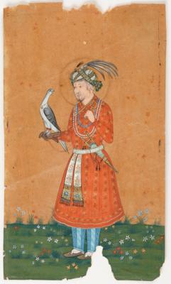 Mughal Miniatur-Portrait, wohl um 1700 - Asijské umění