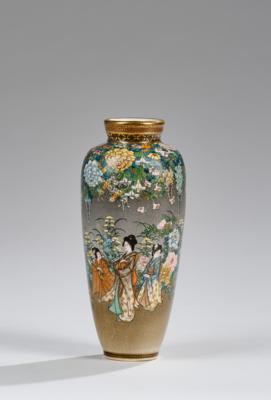 Satsuma Vase, Japan, Meiji Periode, signiert Kinkozan, - Asian Art