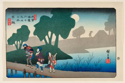 Utagawa Hiroshige (1797-1858) Nachschnitt - Asiatische Kunst