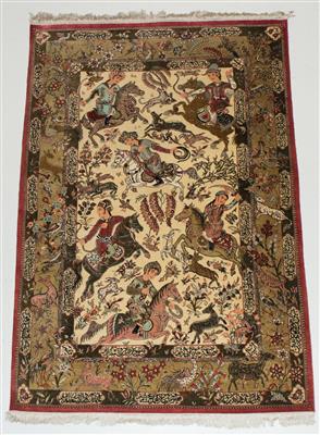 Ghom Seide ca. 160 x 109 cm, - Carpets