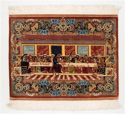 Hereke Seide ca. 54 x 71 cm, - Carpets