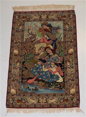 Isfahan ca. 164 x 103 cm, - Teppiche für Einrichter und Sammler
