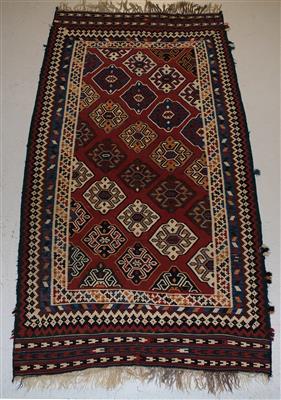 Gaschgai Kelim ca. 316 x 171 cm, - Teppiche für Einrichter und Sammler
