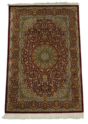 Ghom Seide ca. 156 x 102 cm, - Carpets