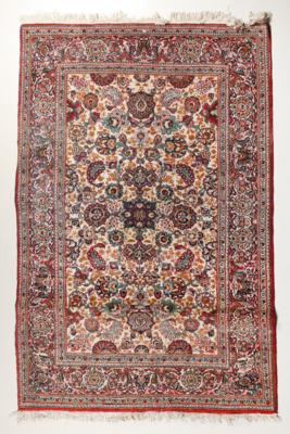 Keschan mit Seide, - Carpets