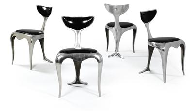Set di quattro sedie “Dolphin Tail”, - Design