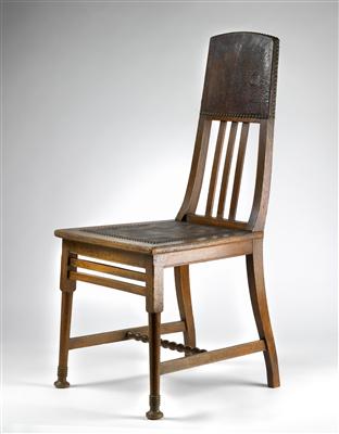 A high back chair, - Design