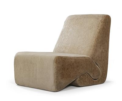 An upholstered chair from the Hotel Kyjev in Bratislava - Design