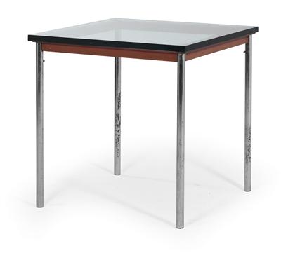 A rare  square table, Model No. B 307, - Design