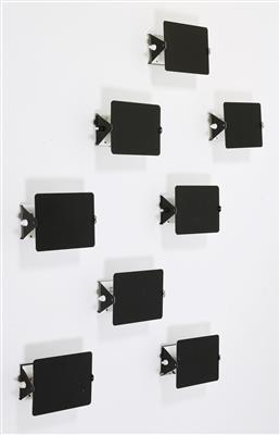 A set of eight “CP1” wall appliques, - Design