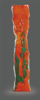 A large “Guardian” light object (red), Series 121, Adalbert Gans *, - Design