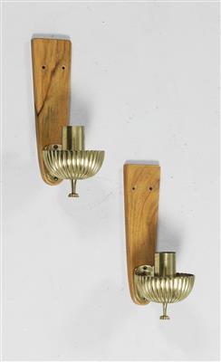 A pair of wall appliques, Karl Hagenauer, - Design