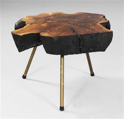 Baumtisch rotondo (tavolo consistente in un’intera sezione d’albero), Carl Auböck - Design