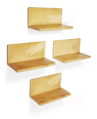 Four wall shelves, - Design