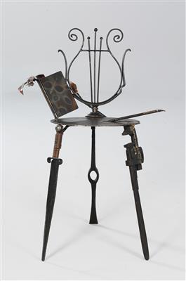 A “Lyre” chair, designed by Mark Brazier-Jones * - Design