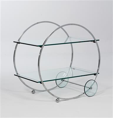 A serving trolley, designed by Bruno Paul - Design