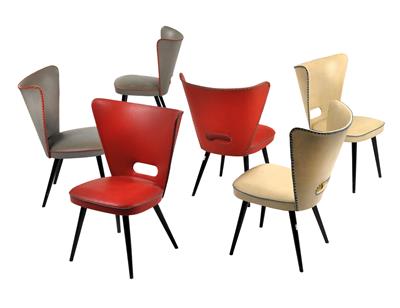 A set of six chairs, Model No. 656, Thonet, - Design