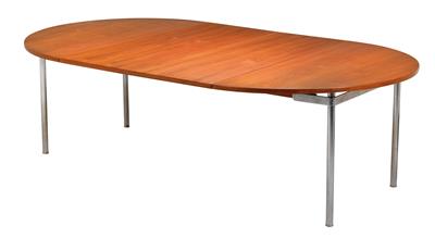 An extending table, designed by Hans J. Wegner, for Andreas Tuck, - Design