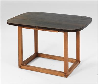 An oval side table, designed by Franz Hagenauer and Julius Jirasek, - Design