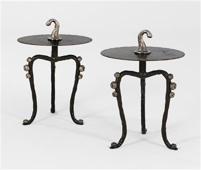 A pair of “Hippocampe” side tables, Elizabeth Garouste * & Mattia Bonetti *, - Design