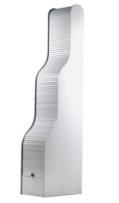 A roll-front cabinet, Model No. 107–3, designed by Klaus Vogt, - Design