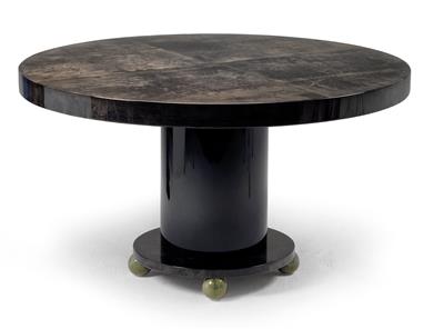Runder Tisch auf Kugeln, Aldo Tura *, - Design