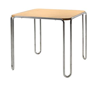 A tubular steel table, Model B 10, designed by Marcel Breuer, - Design