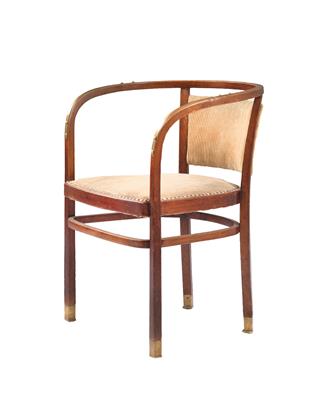 An armchair, designed by Otto Wagner, - Design