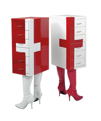 A pair of “Florence” chests of drawers, designed and manufactured by off objects (Albrecht Krafft von Dellmensingen & Susanne Hochstetter), - Design