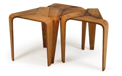 A group of three stools, designed by Marke Niskala, - Design
