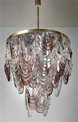 A pair of pendant lights, Vetri di Murano, - Design